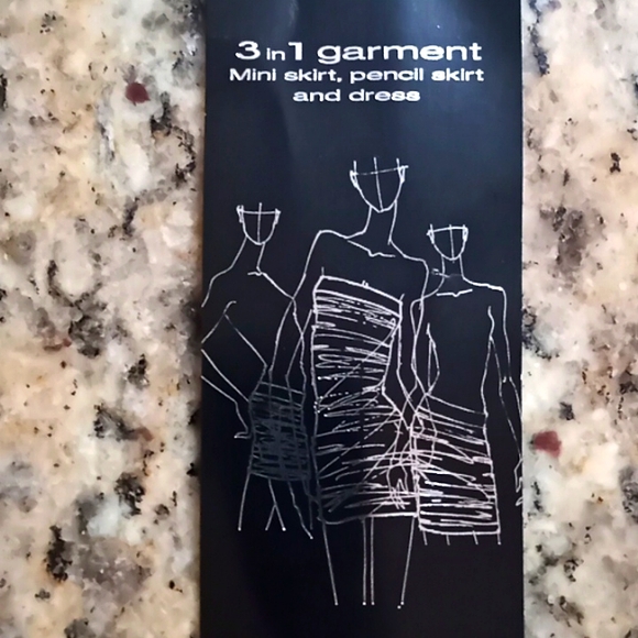 BEBE 3 in 1 Garment. Mini Skirt, Pencil Skirt & Dress. NWT. Beautiful Purple!(M) - Picture 10 of 12